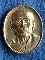 เหรียญรูปไข่กะไหล่เงิน หลวงพ่อเยี่ยม วัดเลาขวัญ จ. กาญจนบุรี พ.ศ. 2541