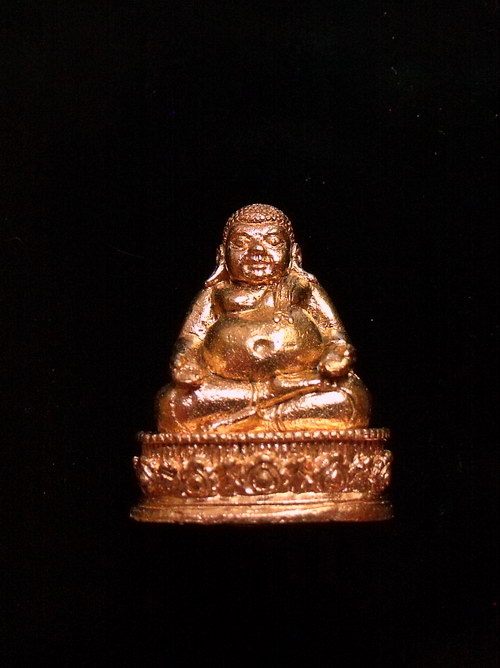 รูปหล่ออุดกริ่ง พระสังกัจจายน์โภคทรัพย์ รุ่นแรก หลวงพ่อจรัญ ฐิตธมฺโม วัดอัมพวัน จัดสร้างเนื่องในโอกา