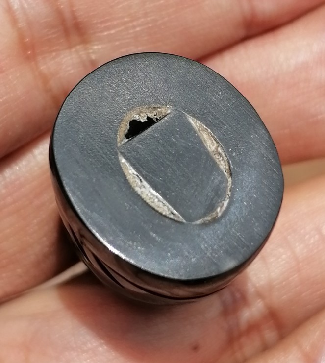 เสือหลวงพ่อเปิ่น รุ่นไตรมาส 44 เนื้อเขาควายแกะ อุดกริ่ง วัดบางพระ จ.นครปฐม ปี 2544 เคาะเดียว   