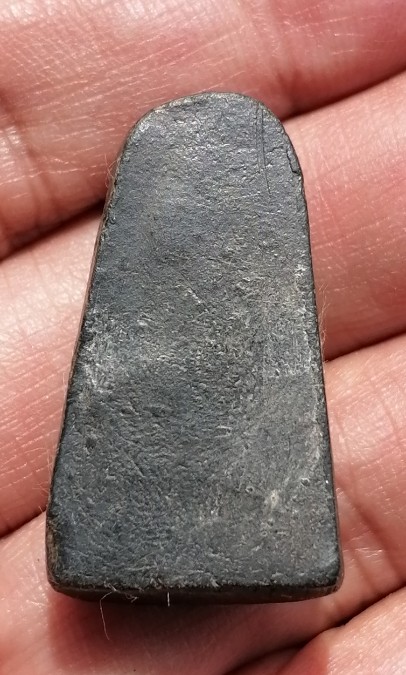 พระกันผีพิมพ์เเล็ก หลวงพ่อกวย​ วัดโฆษิตาราม​ เนื้อผงใบลาน​ ยุคต้น​ เคาะเดียว     