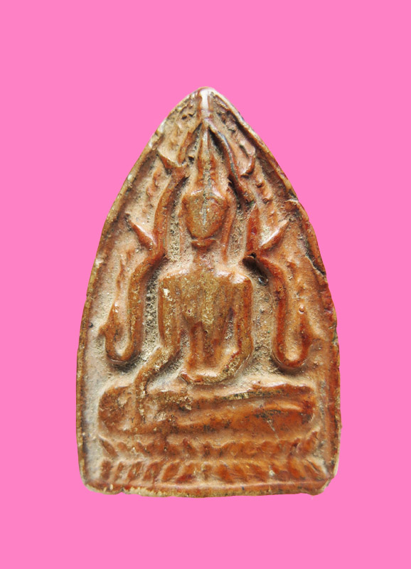 พระเนื้อดินเคลือบ  พิมพ์พระพุทธชินราช เก่า