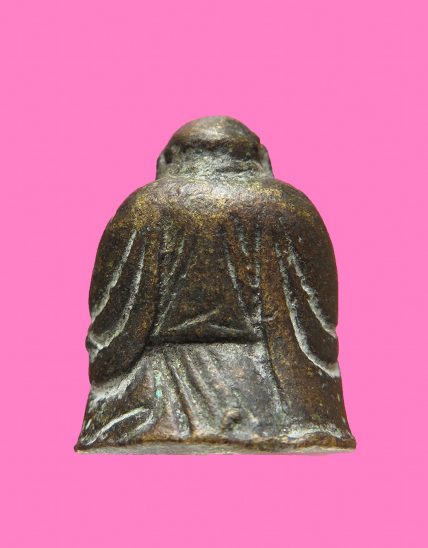 พระสังกัจจายจีน หล่อโบราณ เนื้อทองผสม