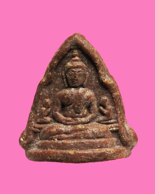 พระพิมพ์โมคัลธา สารีบุตร ลอยองค์ เนื้อผงน้ำมัน