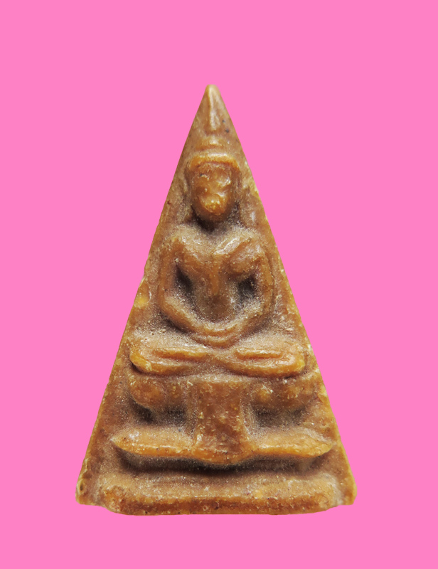 พระผงพิมพ์สามปลื้ม เนื้อผงน้ำมันเข้มๆ