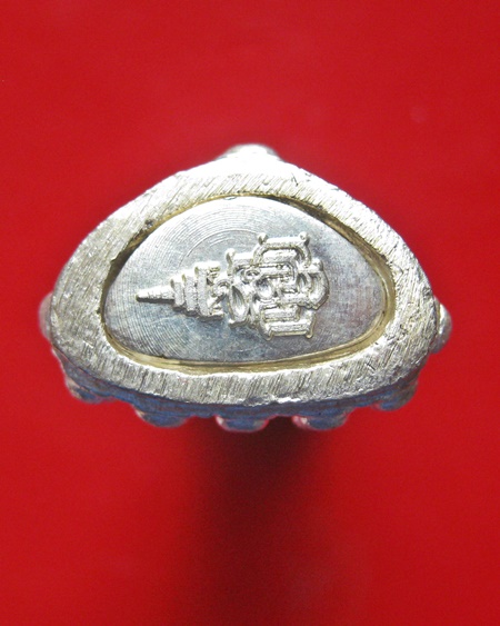 พระกริ่งหน้าไทยมหามงคล 7 รอบ 84 พรรษา เนื้อนวะโลหะพรายเงิน ฐานเงิน สมเด็จพระญาณสังวร สมเด็จพระสังฆรา