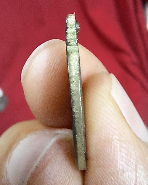 เหรียญแจกแม่ครัว หลวงพ่อสง่า วัดหนองม่วง จ.ราชบุรี รุ่นแรก เนื้อนวะ ปี33