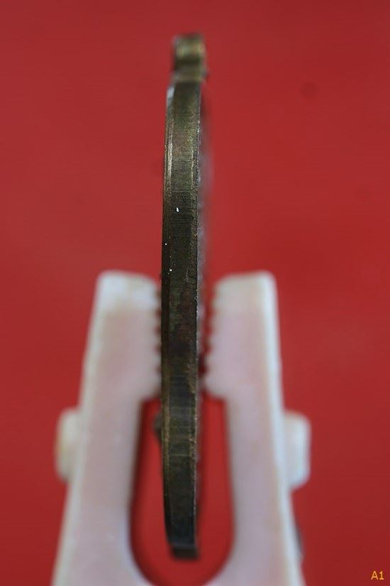 เหรียญพัดจีน หลวงพ่ออิฏฐ์ วัดจุฬามณี จ.สมุทรสาคร ปี45