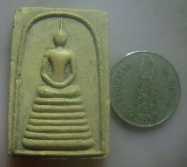 **เบาๆ**พระสมเด็จพิมพ์ 7 ชั้นแขนหักศอก เนื้อผง พุทธาภิเศกบางขุนพรหม ปี ๒๕๓๖**หลังปั๊มยันต์ สวยๆ