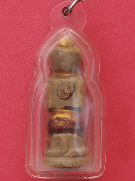 หนุมาน เนื้อผงลงสีเก่า 