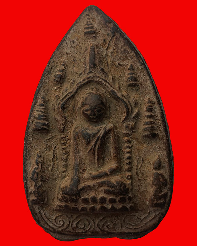 พระเนื้อดิน พิมพ์เก่าๆ พระบ้านเก่าเก็บ หลายสิบปี ไม่ทราบที่ ขนาดสูงประมาณ 7 ซ.ม.