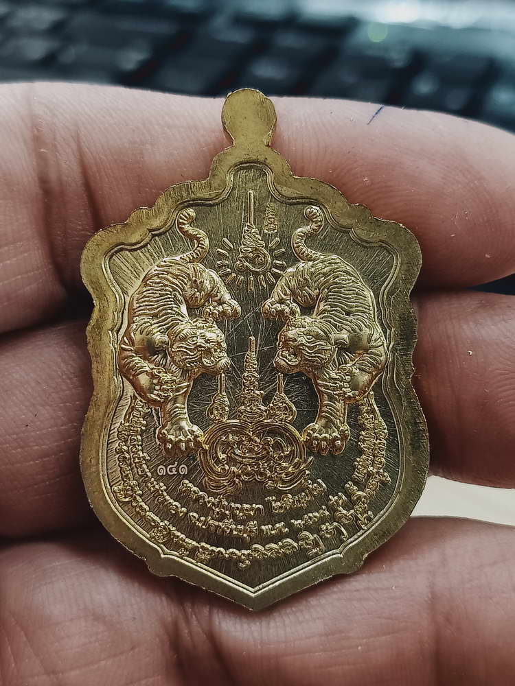 4-478 เหรียญเสมา รุ่น 5 พยัคฆ์พันล้าน หลวงปู่บุญมา สำนักสงฆ์เขาแก้วทอง ปราจีนบุรี 2564 เลข 141