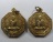 เหรียญหลวงปู่จอม หลัง หลวงปู่เนตร วัดตุ๊กตา จ.นครปฐม ปี๒๕๔๓ (๒ เหรียญ)