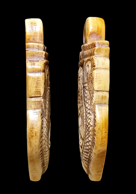 พระราหูงrแกะ ศิลป์หน้าเทพ(ลายเหนือดาว) สายวัดศีรษะทอง จ.นครปฐม