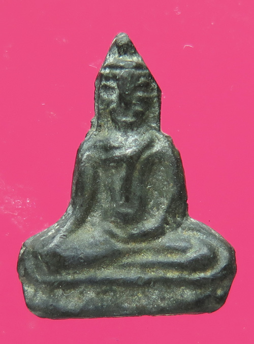 พระพุทธ ประทับมารวิชัย เนื้อชินเงินเก่า ไม่ทราบวัด