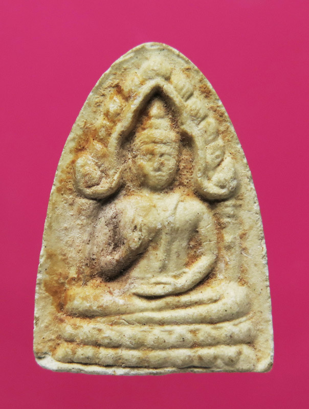 พระผงพิมพ์ประทานพร หลวงพ่อม่น วัดเนินตามาก จ.ชลบุรี  พิเศษ 2 หน้า บรรจุกริ่ง