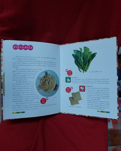 (ปิด99-)อาหารดี มีประโยชน์ ผู้เขียน ทักษิณา ณ ตะกั่วทุ่ง กว้าง22xยาว28ซ.ม. ปกแข็ง 48หน้า(สภาพมือสอง)