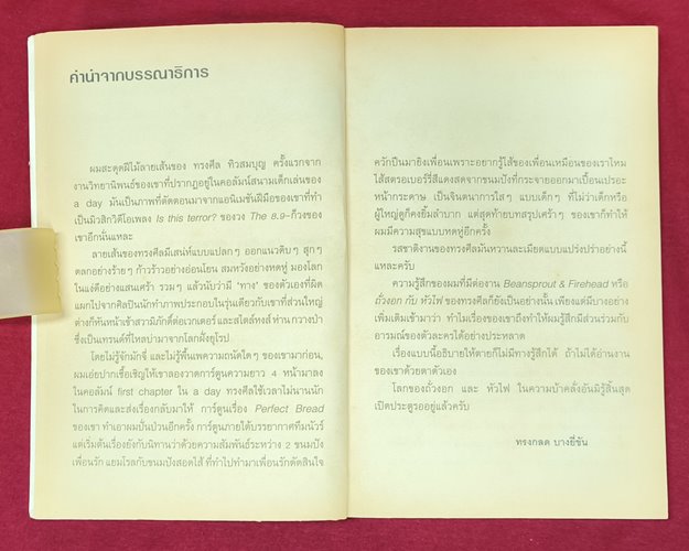 (ปิด49-) หนังสือBeansprout&Firehead โดยทรงศีล ทิวสมบุญ 12.3x17.3ซ.ม. 95หน้า (สภาพมือ2)