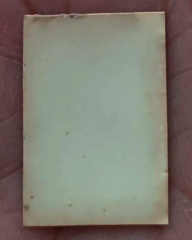 รูปถ่ายหลวงพ่อสด วัดปากน้ำ กทม. พ.ศ. 2514 ขนาด 2.3 x 1.5 ซ.ม.