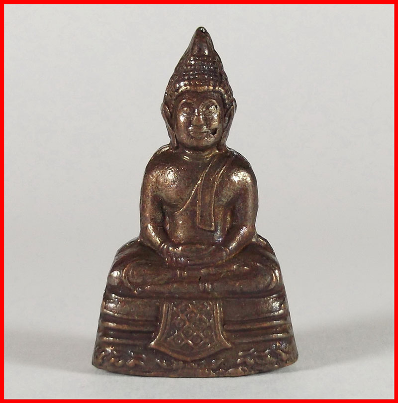 หลวงพ่อโสธร รุ่นทองประทาน พิมพ์ลอยองค์ เนื้อโลหะผสม ปี 2550 หมายเลข 265767