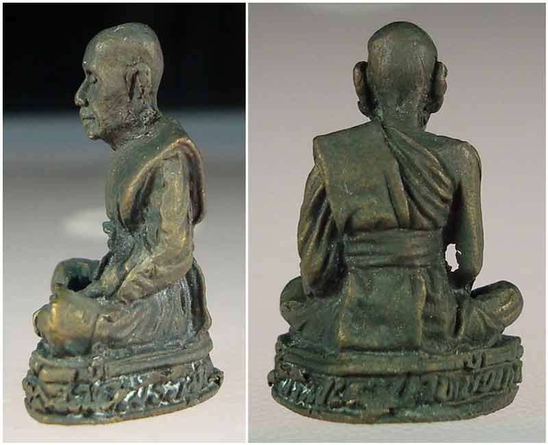 รูปหล่อพระอาจารย์สีทัตถ์ สุวรรณมาโจ วัดพระพุทธบาทบัวบก อ.บ้านผือ จ.อุดรธานี