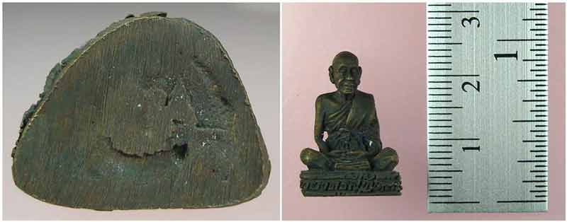 รูปหล่อพระอาจารย์สีทัตถ์ สุวรรณมาโจ วัดพระพุทธบาทบัวบก อ.บ้านผือ จ.อุดรธานี