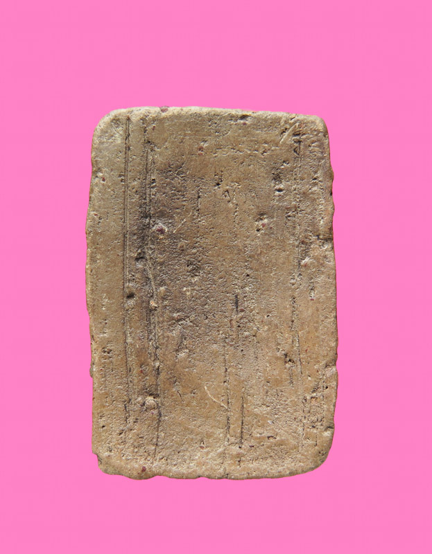 สมเด็จเนื้อดินเก่า หลังปาด