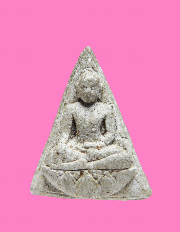 นางพญา ฐานบัว เนื้อผง หลังจาร เก่า