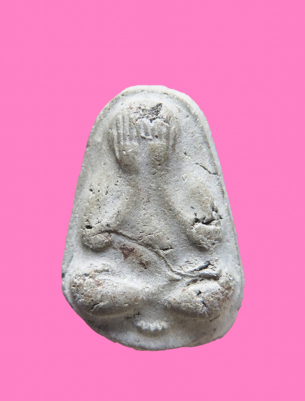 ปิดตาเนื้อผงสีเทา เก่าจัง