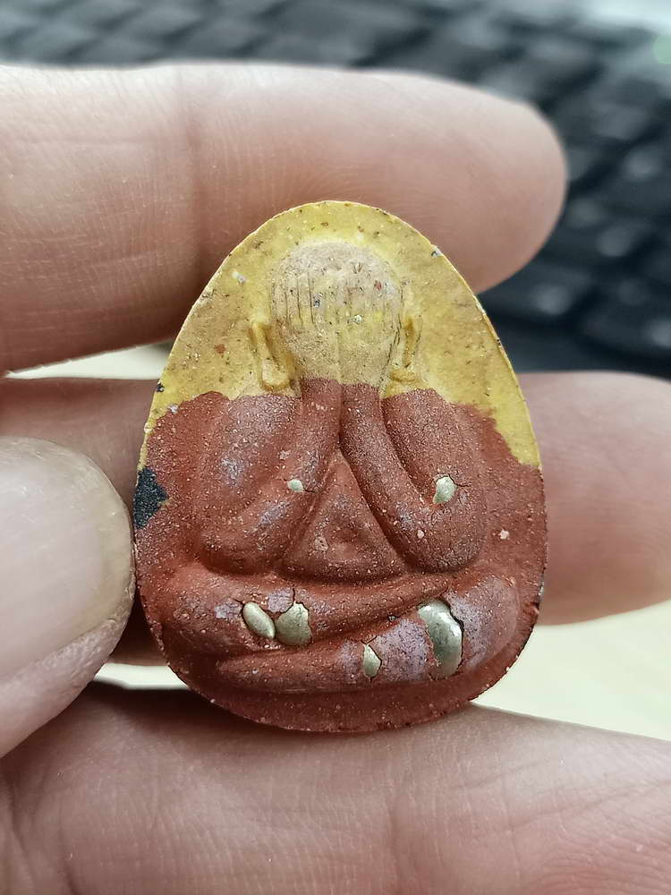 4-589 พระผงปิดตารวยไม่หยุด 168 หลวงปู่อิ่ม วัดทุ่งนาใหม่ จ.นครศรีธรรมราช 2566 หมายเลข 163 กล่องเดิม