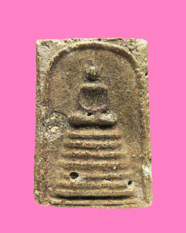 สมเด็จวัดท่าทอง เนื้อผงน้ำมัน (พิเศษ) หลวงพ่อกวย วัดโฆษิตาราม จัดสร้าง