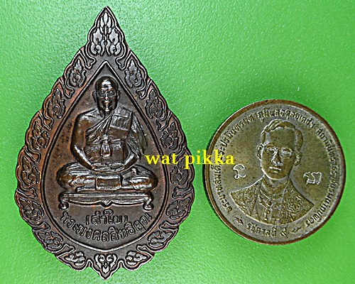 เหรียญหลวงพ่อลำใย วัดทุ่งลาดหญ้า กาญจนบุรี .E704.