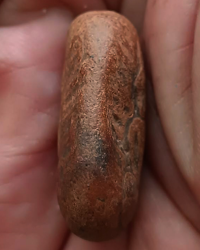 พระเนื้อดิน พิมพ์ 2 หน้าเก่าๆ สูง 3 ซ.ม.เศษ พระบ้านเก่าเก็บหลายสิบปี ไม่ทราบกรุ-เกจิท่านใดสร้าง