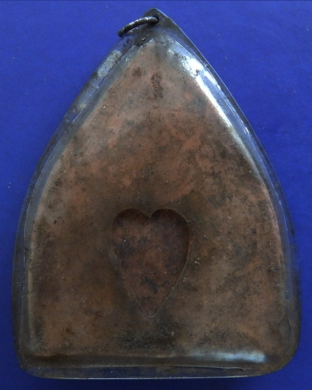 พระเนื้อดินพิมพ์พระโมคลา สารีบุตร หลวงพ่อน้อย วัดธรรมศาลา ปี 2505-06