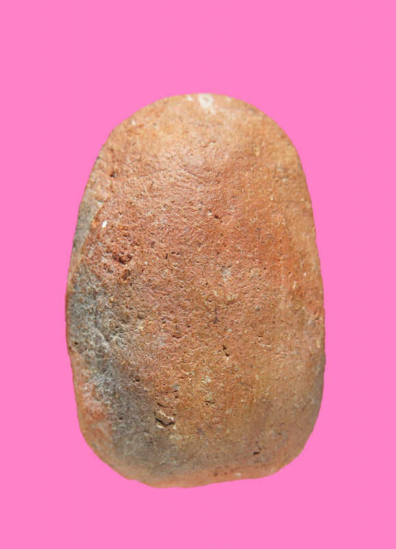 พระเนื้อดินพิมพ์นาคปรกห้อยประคำใหญ่ ยุคต้น หลวงพ่อปอ วัดประชุมชน สุพรรณบุรี