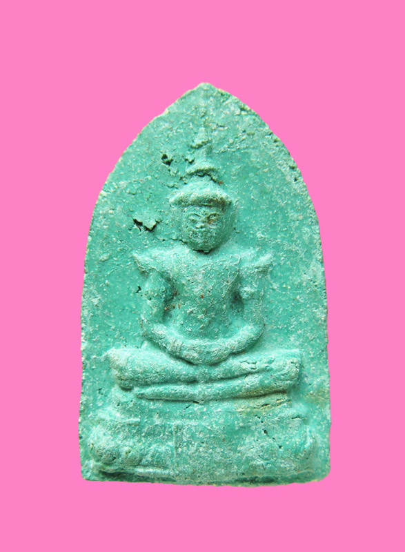 พระแก้วมรกต เนื้อผงว่าน หลังพระบรมฉายาลักษณ์ วัดบ้านโป่ง ปี09 พิธีใหญ่ มวลสารเยี่ยม (ของดีที่ถูกลืม)