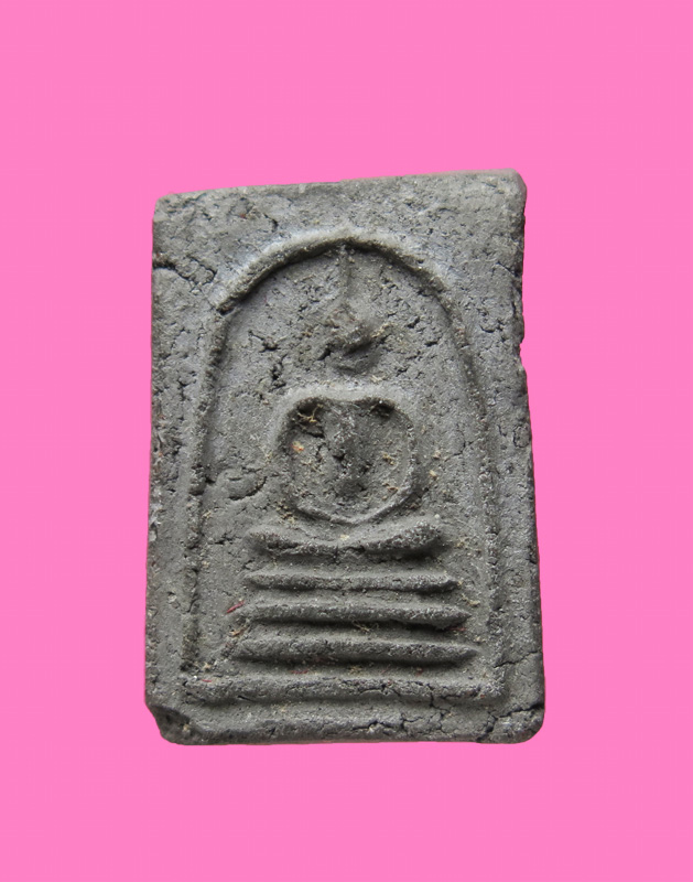 สมเด็จพิมพ์คะแนน เนื้อผงใบลาน (หายาก) วัดปราสาท ปี 06