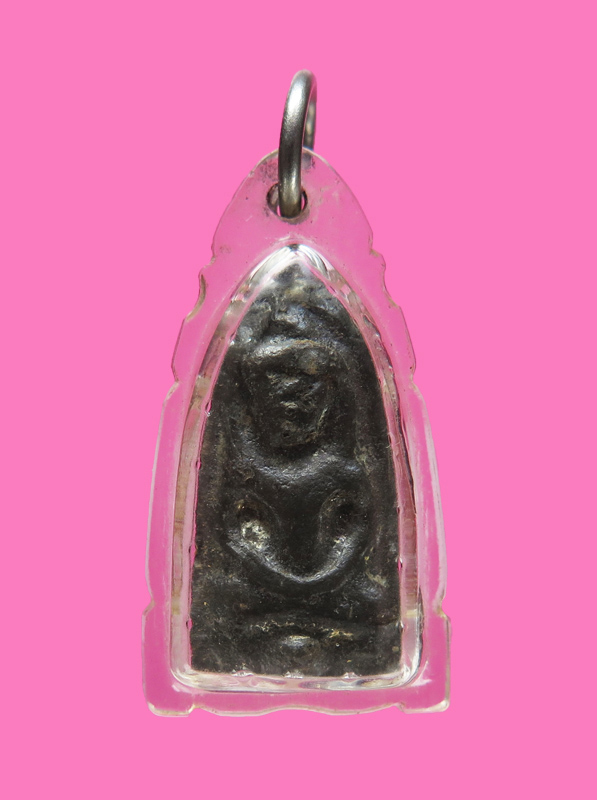 พระแผง 21 ตัดเดียว เนื้อชินเงิน กรุวัดราชบูรณะ อยุธยา 