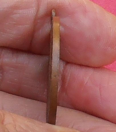 เหรียญอริยสัจ หลวงปู่ใจ วัดเสด็จ สมุทรสงคราม ปี ๒๔๗๐ รุ่นแรก