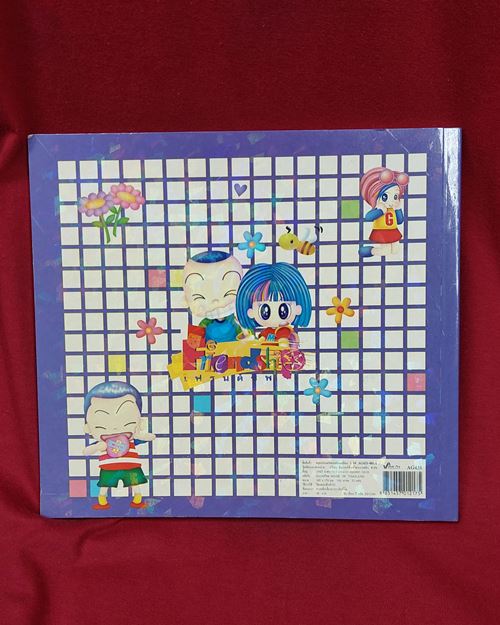 (ปิด49-) สมุดเฟรนชิพปกอ่อนเคลือบ 3 มิติ 17x18.5ซ.ม.(สภาพไม่ได้ใช้)