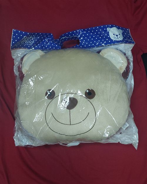(ปิด89-)หมอนอิงรูปหมี Babimild 14x12นิ้ว (สภาพไม่ได้ใช้)