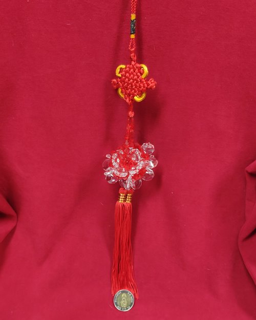 (ปิด69-)พู่ห้อยสไตล์จีน แขวนหน้ารถ (สภาพไม่ได้ใช้)