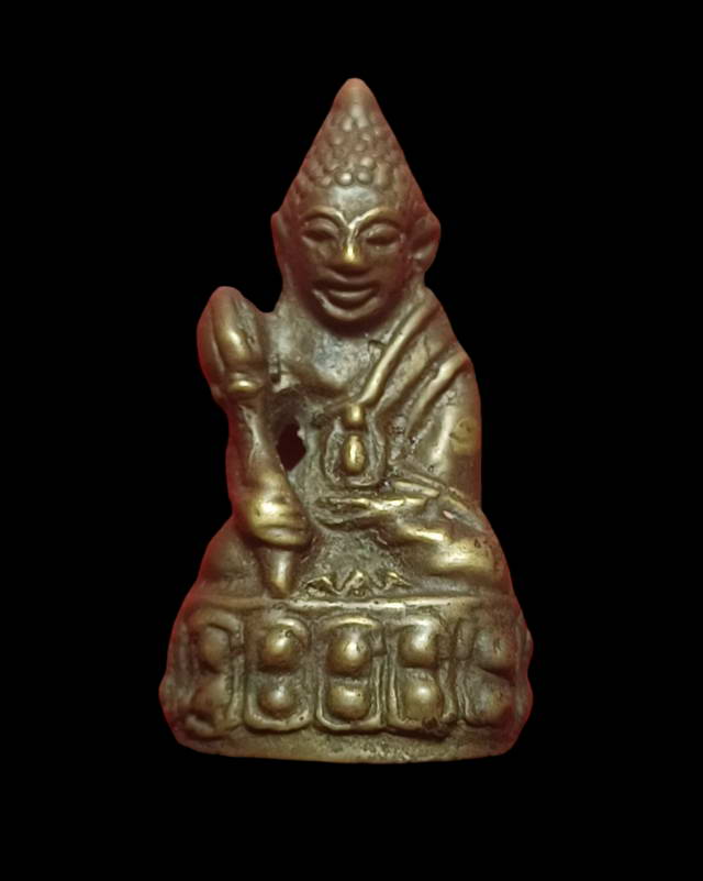 พระกริ่งถือดอกบัว พิธีวัดประสาทบุญญาวาส สามเสน กทม.ปี๒๕๐๖