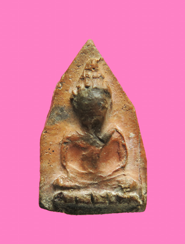 พระเนื้อดิน พิมพ์พระชัยวัฒน์ เก่าจัด