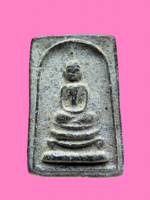 สมเด็จเนื้อผงใบลาน พิมพ์มีหน้าตา ยิ้มหวาน เก่า