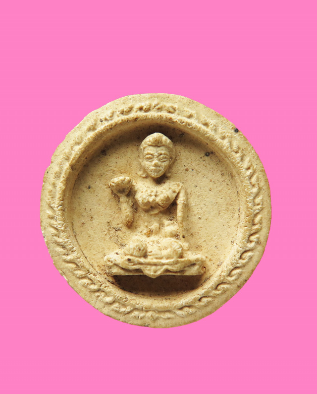 นางกวัก พิมพ์จันทร์ลอย หลังยันต์ห้า พิมพ์ลึกๆ