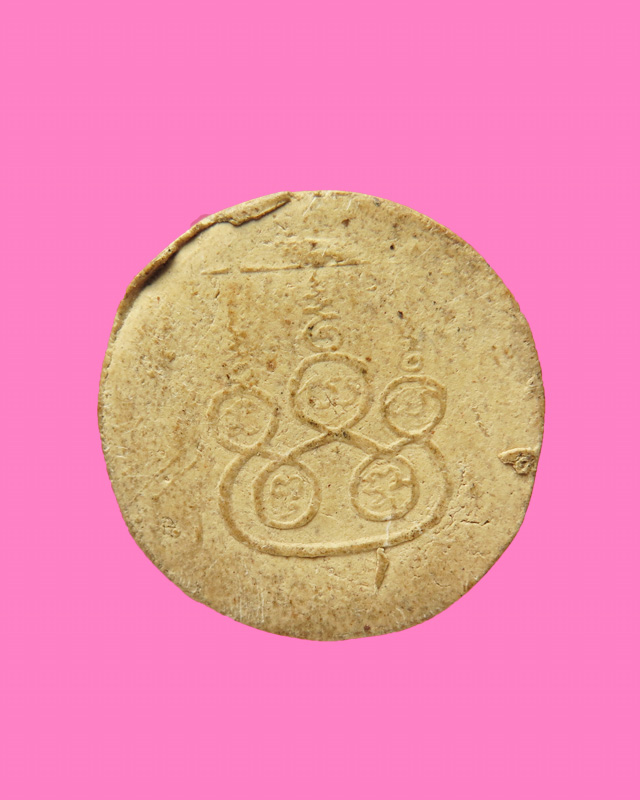 นางกวัก พิมพ์จันทร์ลอย หลังยันต์ห้า พิมพ์ลึกๆ