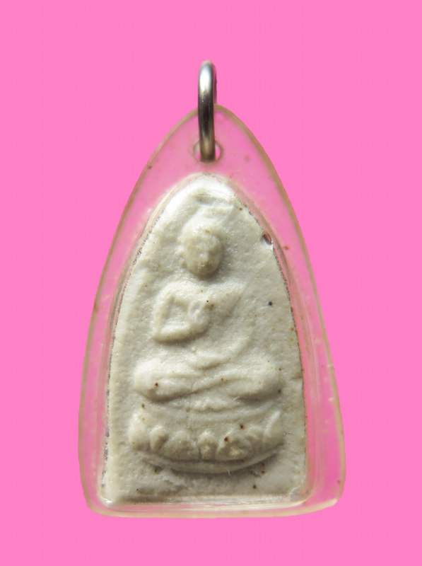 พระประทานพร เนื้อเซรามิค เลี่ยมเก่า