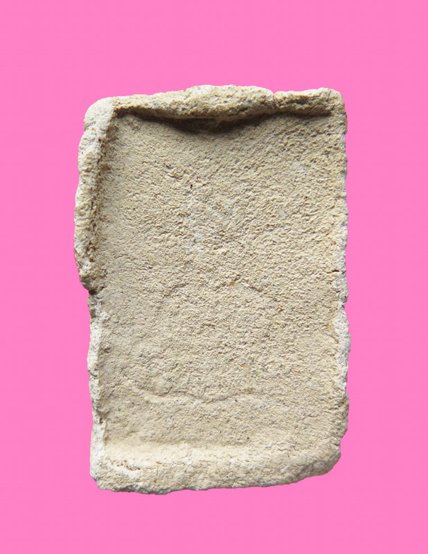 สมเด็จเศียรโต มีหน้ามีตา หลังยันต์ เก่าจัด