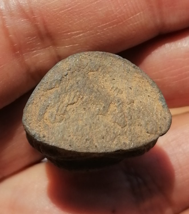 พระสังกัจจายน์ลอยองค์ หลวงพ่อกวย วัดโฆสิตาราม เนื้อดิน จ.ชัยนาท เคาะเดียว   