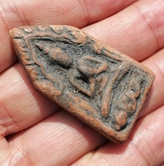 ขุนแผนปลุกกุมาร​ เนื้อดิน​ หลวงพ่อกวย​ วัดโฆษิตาราม​ ยุคต้น เคาะเดียว     